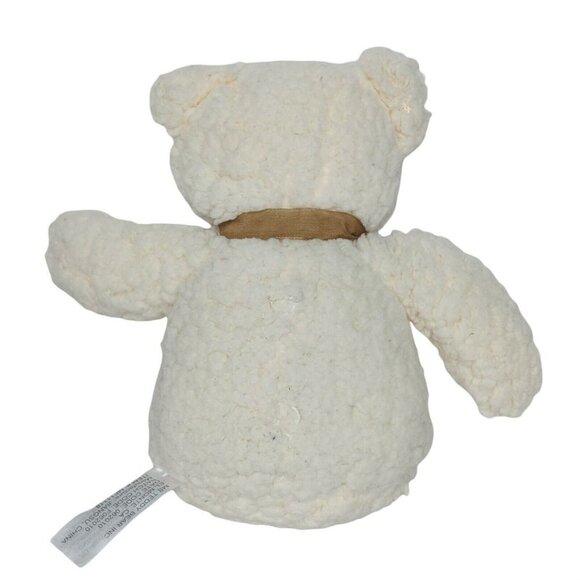 MS Teddy Bear Cream Plush Stuffed Animal 11.5" - Picture 3 of 5